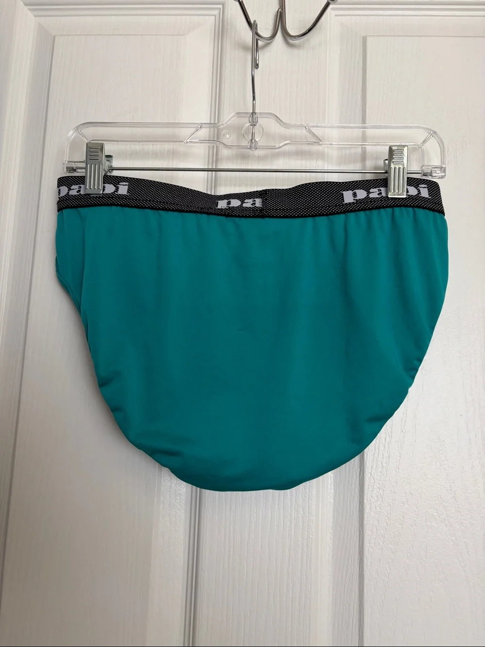 Papi Briefs, green with black waistband.